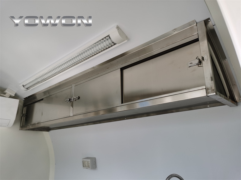 Yeni Büfe karavan nakliyatı için gıda maddeleri YOWON Fully customized food vending cart mobile street fast food trailer: fotoğraf 20