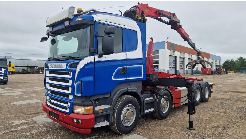 Scania R500 8X4 Epsilon E250Z95 - Kancalı yükleyici kamyon, Vinçli kamyon: fotoğraf 1 Scania R500 8X4 Epsilon E250Z95 - Kancalı yükleyici kamyon, Vinçli kamyon: fotoğraf 1