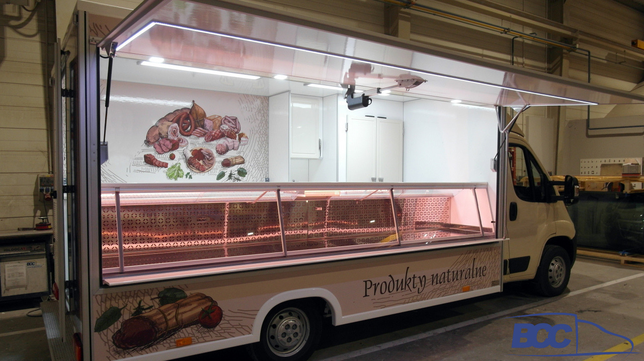 BCC POLSKA - FOOD TRUCK - MOBILNY SKLEP MIĘSNY PEUGEOT BOXER - Gida kamyon: fotoğraf 5 BCC POLSKA - FOOD TRUCK - MOBILNY SKLEP MIĘSNY PEUGEOT BOXER - Gida kamyon: fotoğraf 5
