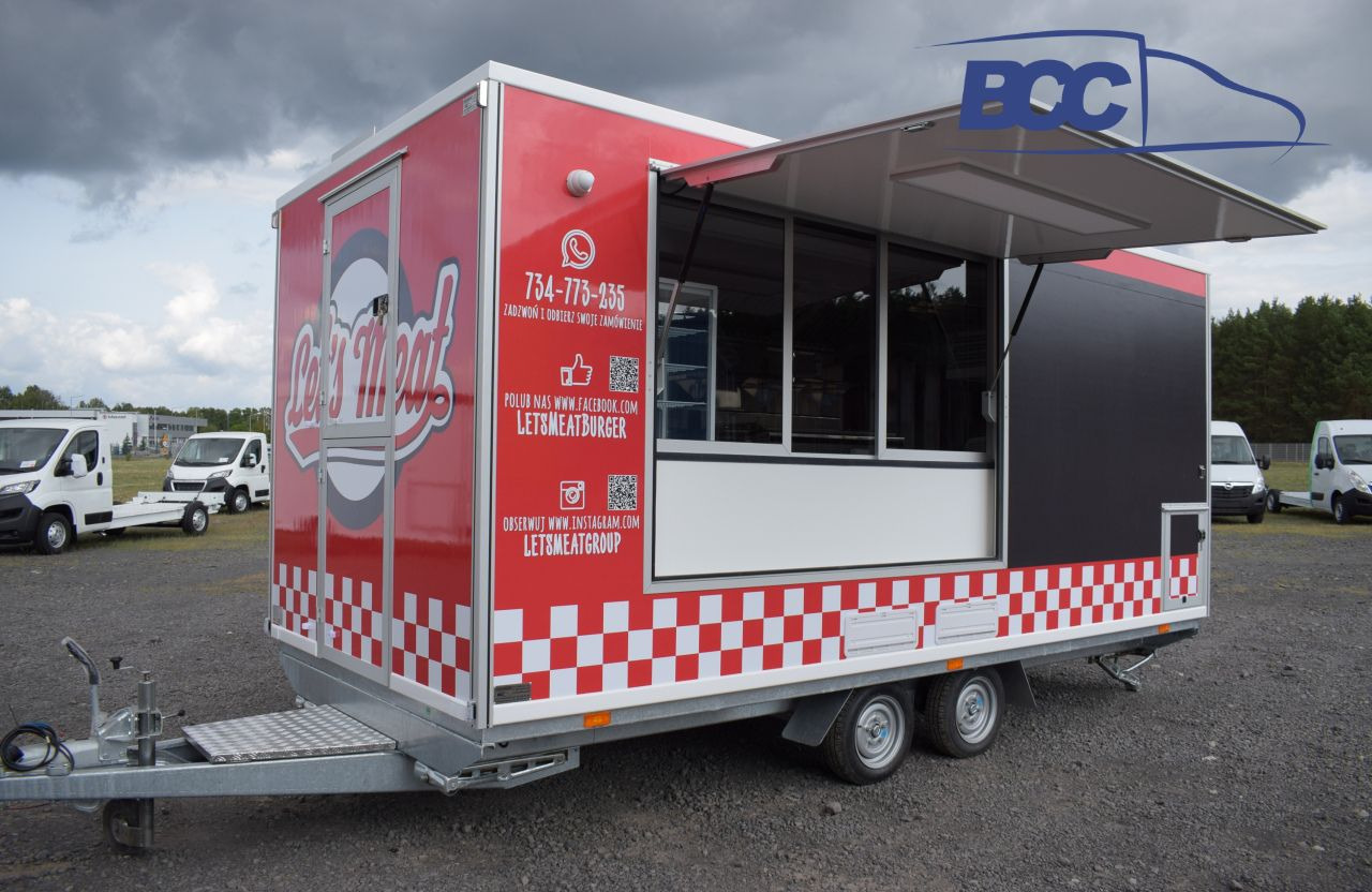 BCC POLSKA - PRZYCZEPA GASTRONOMICZNA - FOOD TRUCK - CATERING TRAILER - HANDLOWA, PIZZA, BURGER, KEBAB, KURCZAK Z ROŻNA, LODY, KAWA, PĄCZKI - Büfe karavan: fotoğraf 3 BCC POLSKA - PRZYCZEPA GASTRONOMICZNA - FOOD TRUCK - CATERING TRAILER - HANDLOWA, PIZZA, BURGER, KEBAB, KURCZAK Z ROŻNA, LODY, KAWA, PĄCZKI - Büfe karavan: fotoğraf 3