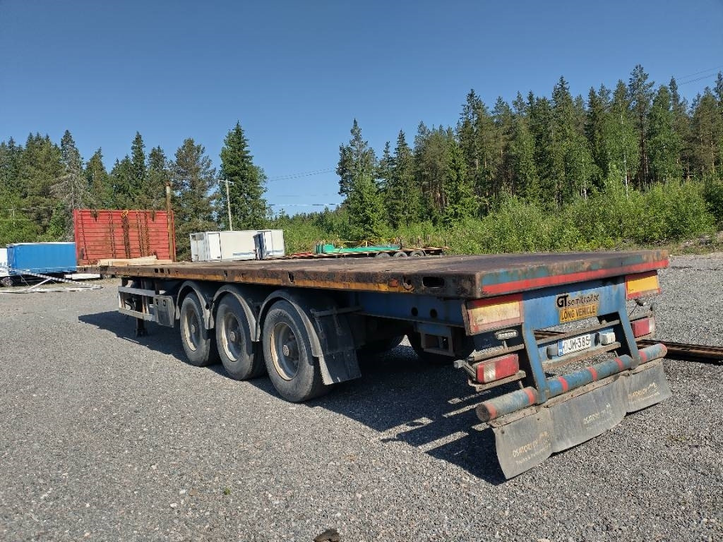 GT trailer Vahva tasalava,hyvillä sidontapisteillä - Açık/ Sal dorse: fotoğraf 1 GT trailer Vahva tasalava,hyvillä sidontapisteillä - Açık/ Sal dorse: fotoğraf 1