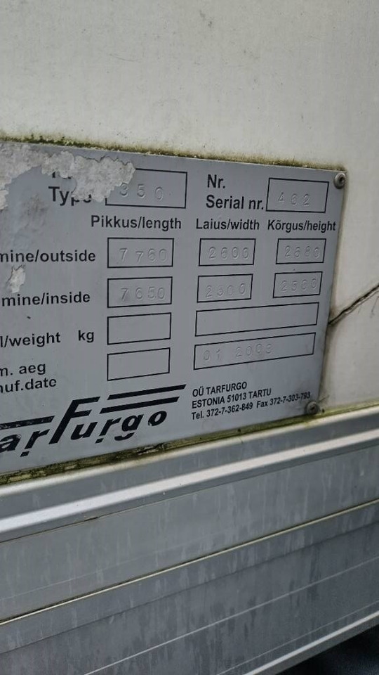 Scania P94 kokosivuaukeva kori+pl-nostin  - Kapalı kasa kamyon: fotoğraf 4 Scania P94 kokosivuaukeva kori+pl-nostin  - Kapalı kasa kamyon: fotoğraf 4