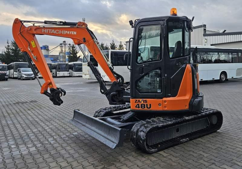 Hitachi ZX48U-5A CLR / 3 ŁYŻKI / SPROWADZONA / 2 300 MTH - Paletli ekskavatör: fotoğraf 1 Hitachi ZX48U-5A CLR / 3 ŁYŻKI / SPROWADZONA / 2 300 MTH - Paletli ekskavatör: fotoğraf 1