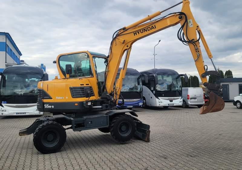 Hyundai ROBEX 55W-9 EXCAVATOR / SPROWADZONY Z FRANCJI - Tekerlekli ekskavatör: fotoğraf 4 Hyundai ROBEX 55W-9 EXCAVATOR / SPROWADZONY Z FRANCJI - Tekerlekli ekskavatör: fotoğraf 4