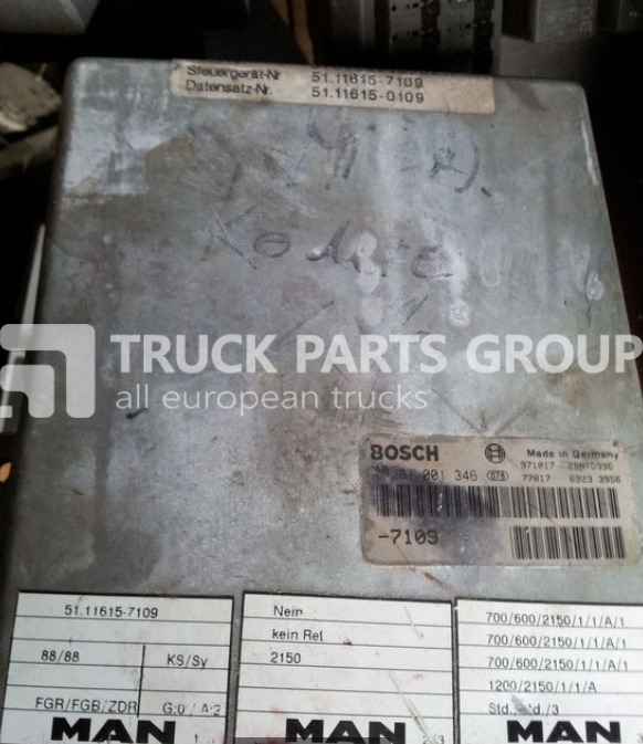 MAN ECU EDC, engine control unit 4 series , L2000, 51116167173, 5111 control unit - Yönetim bloku - Kamyon: fotoğraf 5 MAN ECU EDC, engine control unit 4 series , L2000, 51116167173, 5111 control unit - Yönetim bloku - Kamyon: fotoğraf 5
