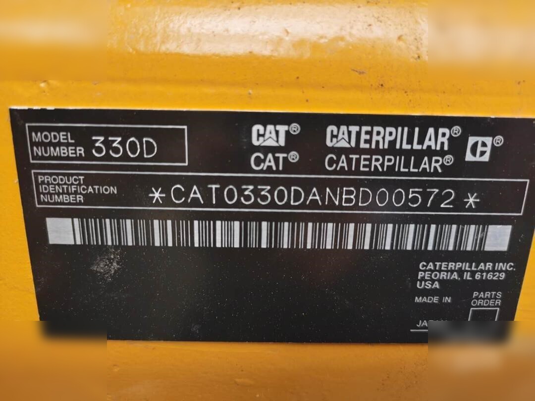 CATERPILLAR 330D - Paletli ekskavatör: fotoğraf 5 CATERPILLAR 330D - Paletli ekskavatör: fotoğraf 5