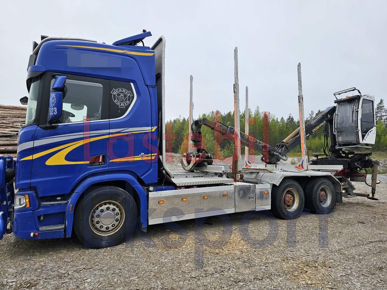 Scania R650 - Tomruk kamyonu, Vinçli kamyon: fotoğraf 4 Scania R650 - Tomruk kamyonu, Vinçli kamyon: fotoğraf 4