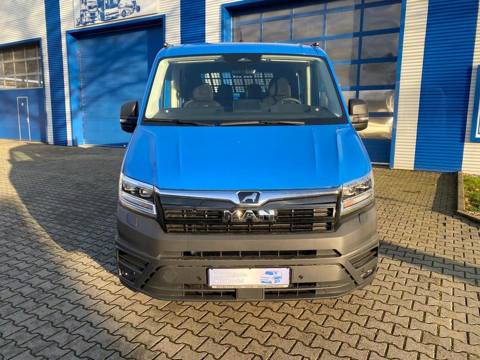MAN TGE 3.180 4x4 Doka Pritsche Lang *INKL.19% MWT* AUTOMATIK*LED*CAM*AHK*TEMPO*STANDHZG*UVM* - Açık kasa kamyonet, Çift kabin kamyonet: fotoğraf 3 MAN TGE 3.180 4x4 Doka Pritsche Lang *INKL.19% MWT* AUTOMATIK*LED*CAM*AHK*TEMPO*STANDHZG*UVM* - Açık kasa kamyonet, Çift kabin kamyonet: fotoğraf 3