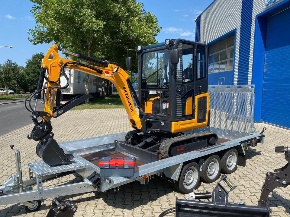 Minibagger BK2000KSR + Tieflader + Zubehör *INKL.19% MWST*BERGER KRAUS*YANMAR*SCHWENKARM* VERSTELLFAHRWERK* - Mini ekskavatör, Römork: fotoğraf 5 Minibagger BK2000KSR + Tieflader + Zubehör *INKL.19% MWST*BERGER KRAUS*YANMAR*SCHWENKARM* VERSTELLFAHRWERK* - Mini ekskavatör, Römork: fotoğraf 5