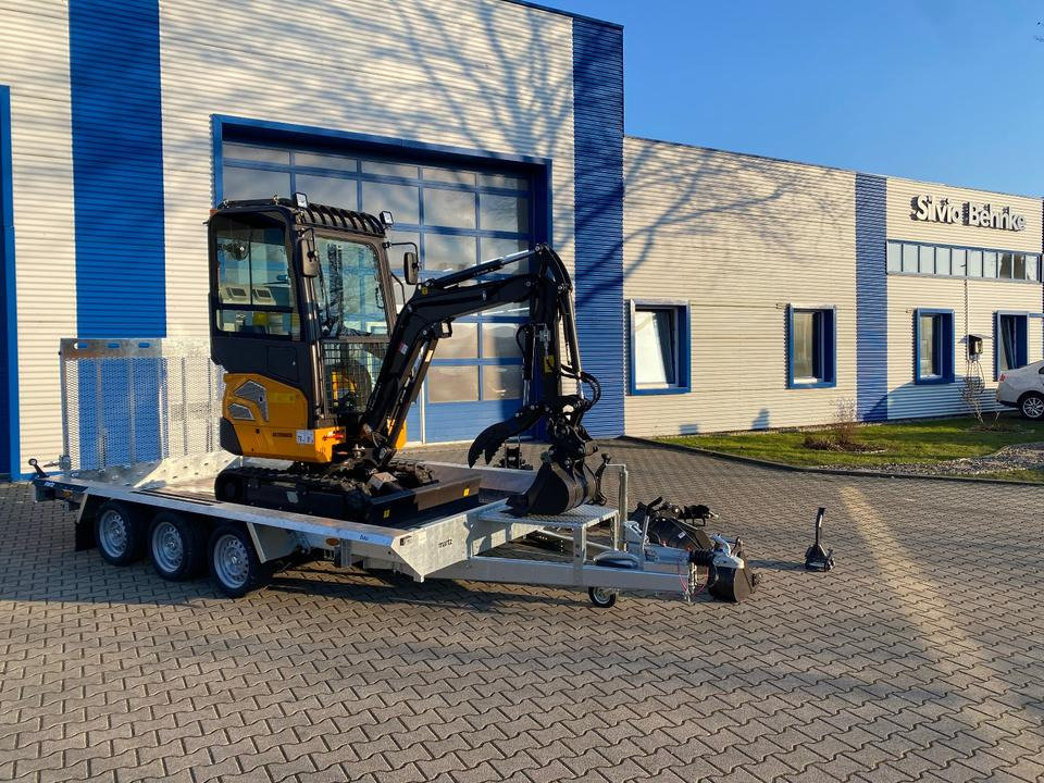 Minibagger BK2000NKSR + Tieflader + Zubehör *INKL.19% MWST*BERGER KRAUS*KUBOTA* KLIMA*SCHWENKARM*VERSTELLFAHRWERK* - Mini ekskavatör, Römork: fotoğraf 4 Minibagger BK2000NKSR + Tieflader + Zubehör *INKL.19% MWST*BERGER KRAUS*KUBOTA* KLIMA*SCHWENKARM*VERSTELLFAHRWERK* - Mini ekskavatör, Römork: fotoğraf 4