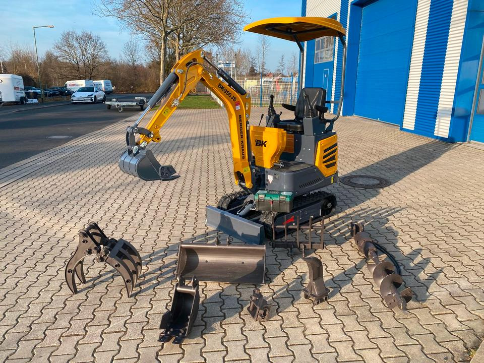 Minibagger BK950JS + Zubehör *INKL.19% MWST*BERGER KRAUS*JOYSTICK*SOFORT!* - Mini ekskavatör: fotoğraf 1 Minibagger BK950JS + Zubehör *INKL.19% MWST*BERGER KRAUS*JOYSTICK*SOFORT!* - Mini ekskavatör: fotoğraf 1