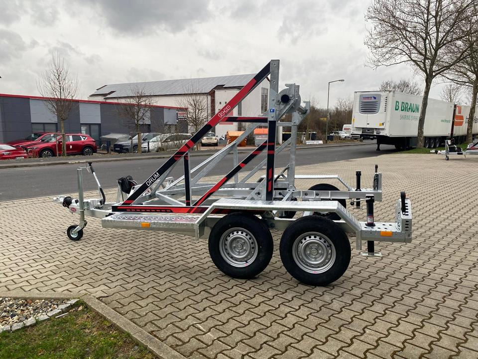 Vermietung / Kabelanhänger 2700KG / Nutzlast 2040KG / Kabeltrommel-Anhänger / Glasfaser/ 3 Tage - Kablo makarası taşıma römorku: fotoğraf 4 Vermietung / Kabelanhänger 2700KG / Nutzlast 2040KG / Kabeltrommel-Anhänger / Glasfaser/ 3 Tage - Kablo makarası taşıma römorku: fotoğraf 4