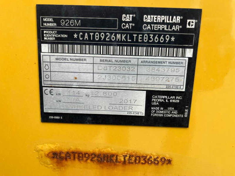 Tekerlekli yükleyici Cat 926M: fotoğraf 6