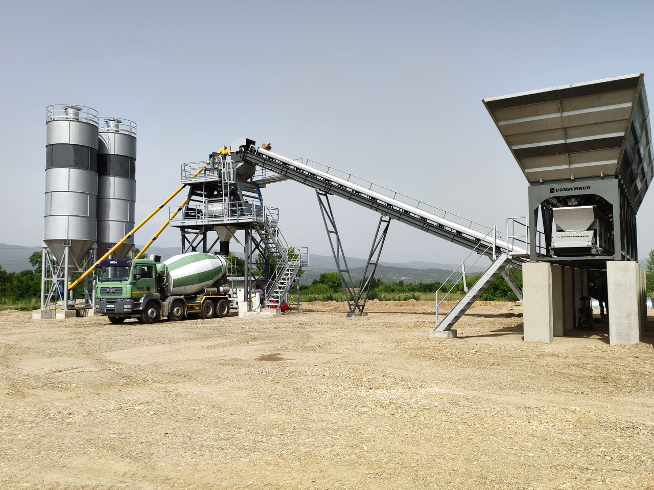 Constmach 160 m³/h Stationary Concrete Batching Plant - Beton santrali: fotoğraf 1 Constmach 160 m³/h Stationary Concrete Batching Plant - Beton santrali: fotoğraf 1