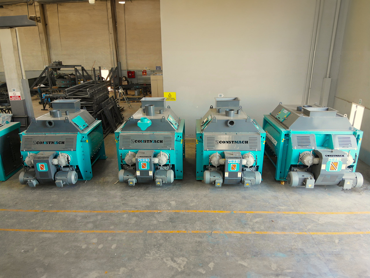 Constmach Doppelwellen-Betonmischer (Paddelmischer) - Beton mikseri: fotoğraf 4 Constmach Doppelwellen-Betonmischer (Paddelmischer) - Beton mikseri: fotoğraf 4