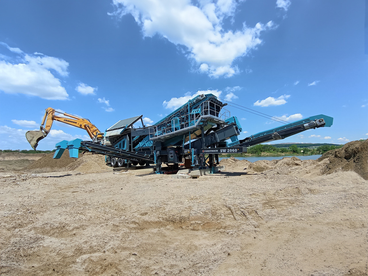 Constmach Mobile Screening And Washing Plant 60-200 TPH - Elek: fotoğraf 1 Constmach Mobile Screening And Washing Plant 60-200 TPH - Elek: fotoğraf 1