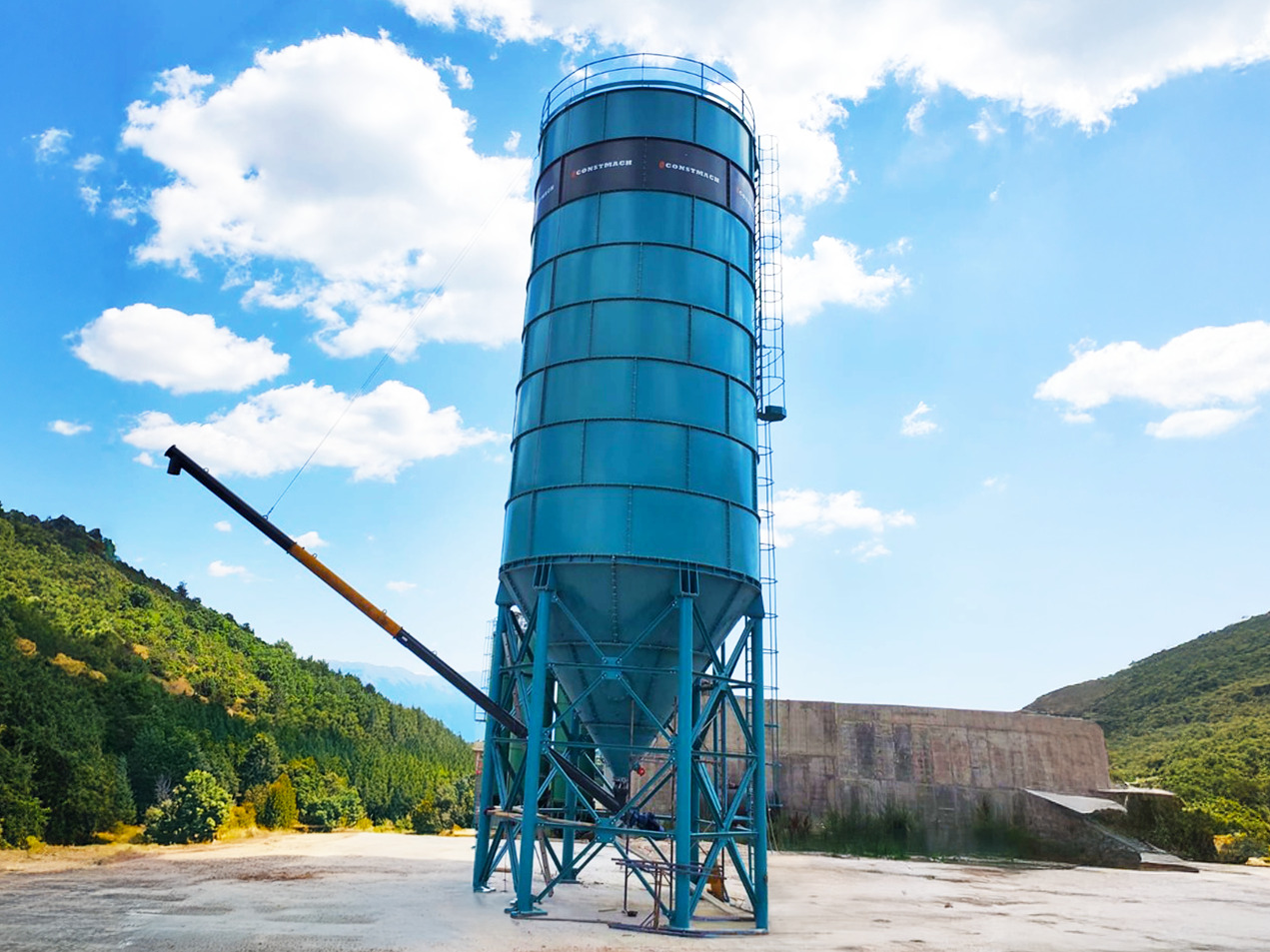 Constmach Silo à Ciment d'une Capacité de 500 Tonnes - Çimento silosu: fotoğraf 1 Constmach Silo à Ciment d'une Capacité de 500 Tonnes - Çimento silosu: fotoğraf 1