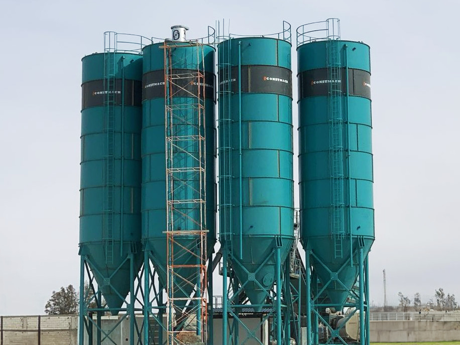 Constmach Zement Silo mit 200 Tonnen Kapazität - Çimento silosu: fotoğraf 1 Constmach Zement Silo mit 200 Tonnen Kapazität - Çimento silosu: fotoğraf 1