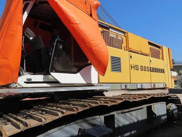 Liebherr HS885HD + BAUER CUTTER - 38 METERS - Vinç: fotoğraf 1 Liebherr HS885HD + BAUER CUTTER - 38 METERS - Vinç: fotoğraf 1