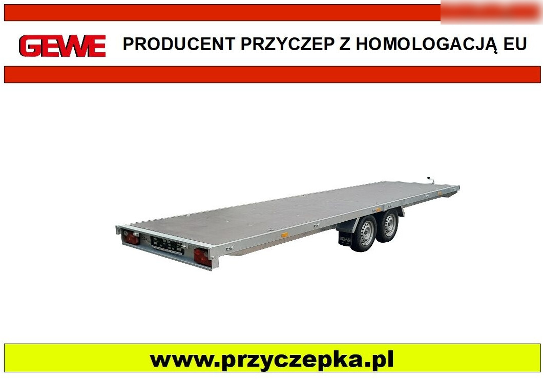 Gewe PD750 C, długość 6 m - Platform/ Açık kasa römork: fotoğraf 1 Gewe PD750 C, długość 6 m - Platform/ Açık kasa römork: fotoğraf 1
