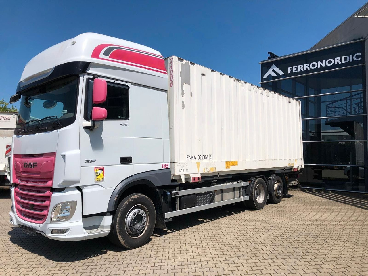 DAF XF450 SSC Lenk/Lift*LBW*AHK*Standkl.*inkl.Koffer - Konteynır taşıyıcı/ Yedek karoser kamyon: fotoğraf 2 DAF XF450 SSC Lenk/Lift*LBW*AHK*Standkl.*inkl.Koffer - Konteynır taşıyıcı/ Yedek karoser kamyon: fotoğraf 2