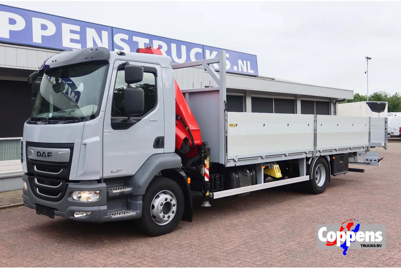 DAF LF 260 FA Openwagen + Kraan Fassi F85 B023+ Radio controle - Sal/ Açık kasa kamyon: fotoğraf 1 DAF LF 260 FA Openwagen + Kraan Fassi F85 B023+ Radio controle - Sal/ Açık kasa kamyon: fotoğraf 1