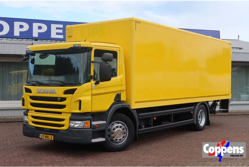 Scania P250 Bak+Klep E6 Dhollandia 1500 kg - Kapalı kasa kamyon: fotoğraf 1 Scania P250 Bak+Klep E6 Dhollandia 1500 kg - Kapalı kasa kamyon: fotoğraf 1
