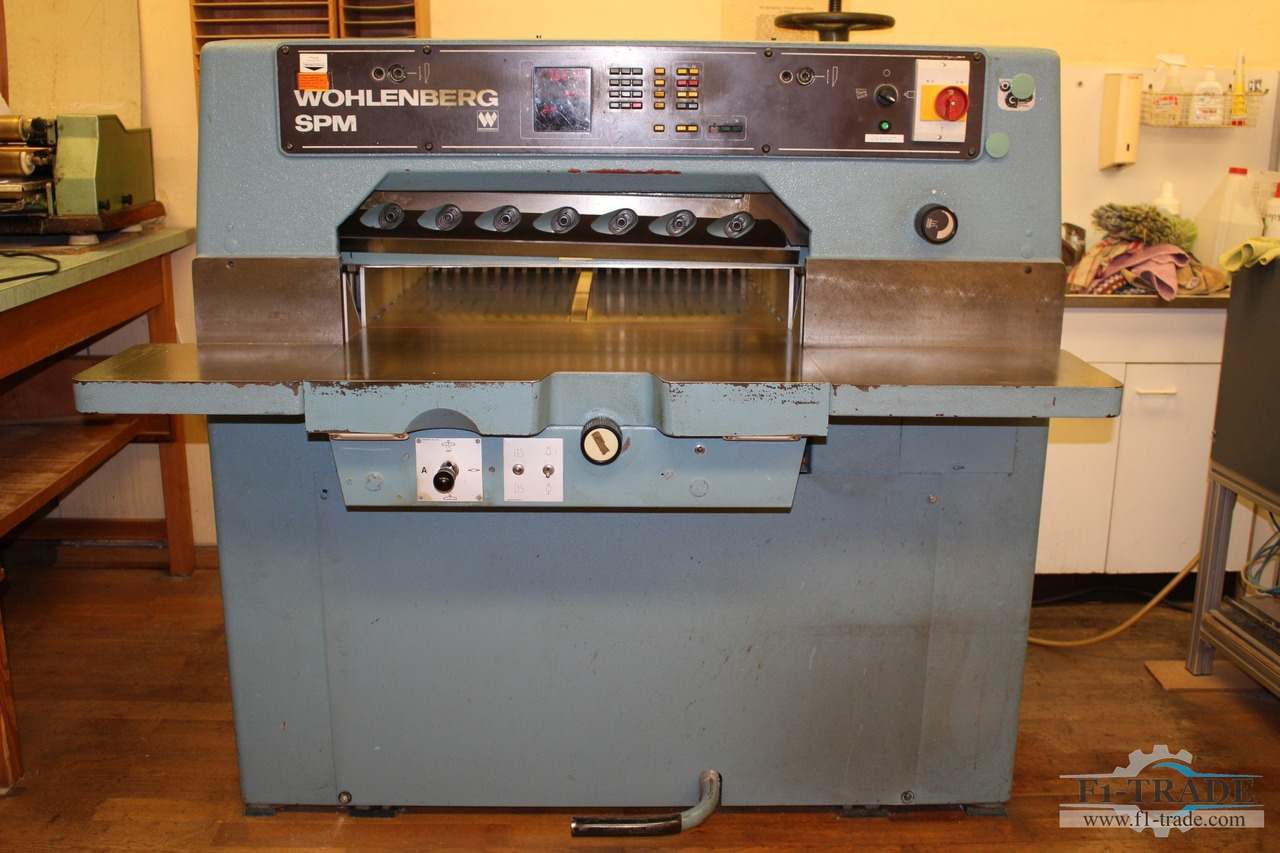 Wohlenberg 76 SPM - Kağıt kesme makinesi: fotoğraf 1 Wohlenberg 76 SPM - Kağıt kesme makinesi: fotoğraf 1