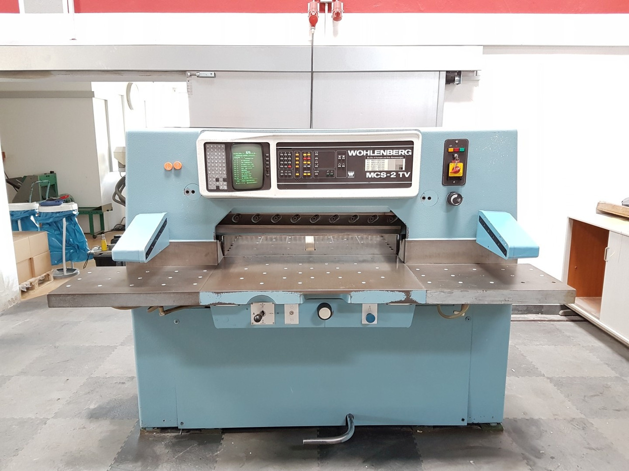 Wohlenberg 92 MCS2-TV - Kağıt kesme makinesi: fotoğraf 1 Wohlenberg 92 MCS2-TV - Kağıt kesme makinesi: fotoğraf 1