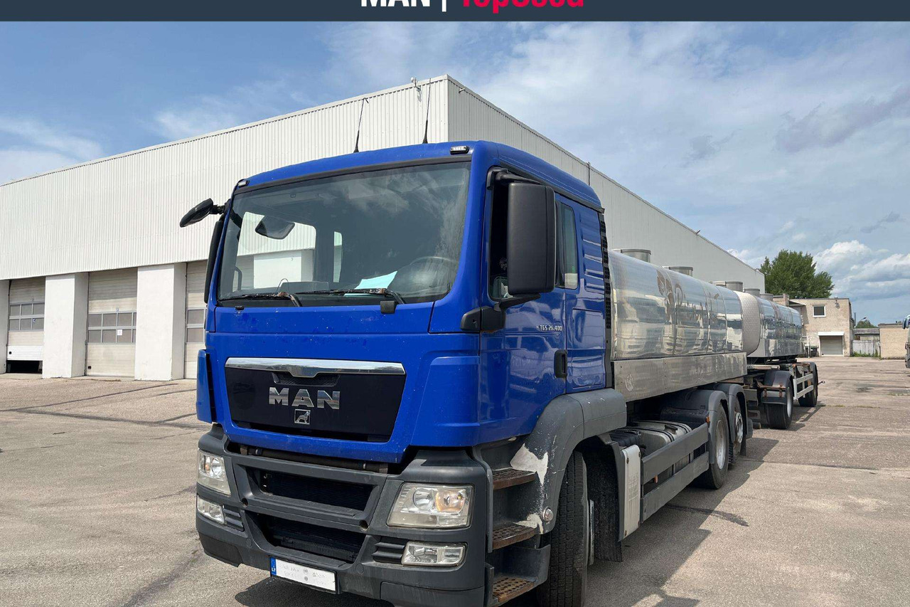 MAN 26.400 6X2-2 Plandex (8633) - Tanker kamyon, Tanker römork: fotoğraf 1 MAN 26.400 6X2-2 Plandex (8633) - Tanker kamyon, Tanker römork: fotoğraf 1