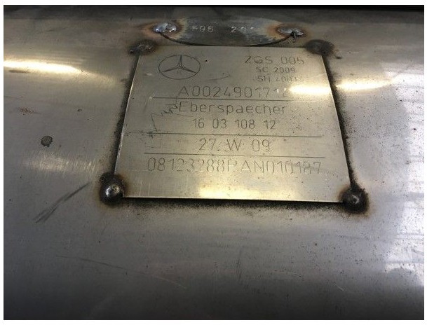 Katalysator EURO 5 Mercedes Vario, Atego - A0024901714 0024901714 - Katalitik konvertör - Kamyon: fotoğraf 5 Katalysator EURO 5 Mercedes Vario, Atego - A0024901714 0024901714 - Katalitik konvertör - Kamyon: fotoğraf 5