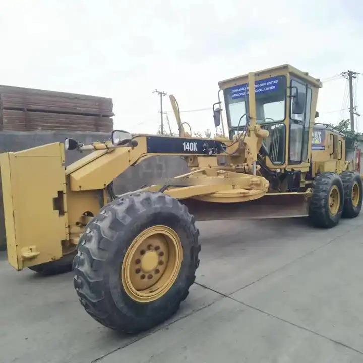 Orginal used cat 140K motor grader with CAT C7 engine in Shanghai China - Greyder: fotoğraf 1 Orginal used cat 140K motor grader with CAT C7 engine in Shanghai China - Greyder: fotoğraf 1