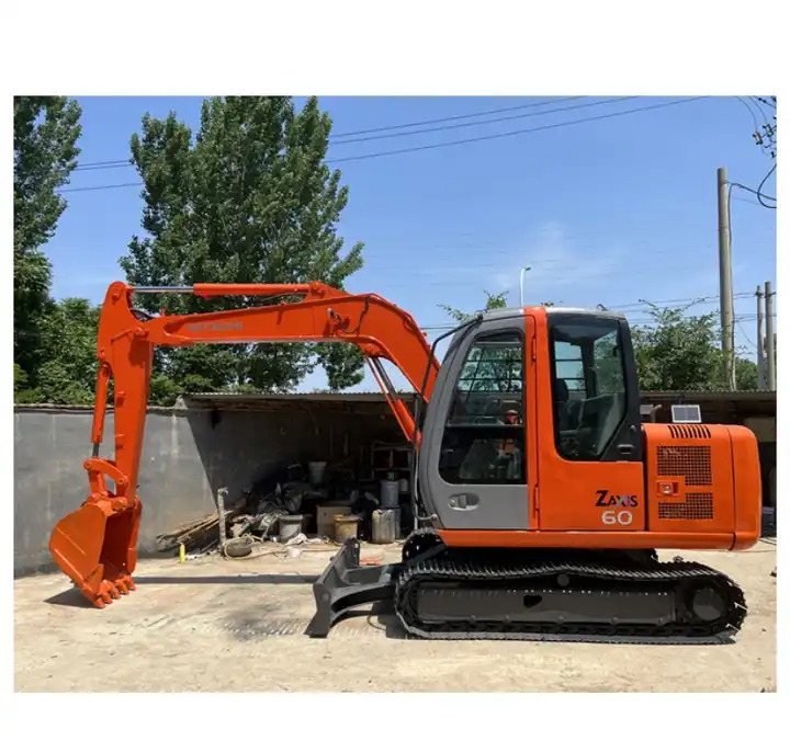 Original Small Size Second Hand Excavating Equipment Cheap Price Excellent Quality Used Hitachi Zx60 Excavator With Blade - Paletli ekskavatör: fotoğraf 2 Original Small Size Second Hand Excavating Equipment Cheap Price Excellent Quality Used Hitachi Zx60 Excavator With Blade - Paletli ekskavatör: fotoğraf 2