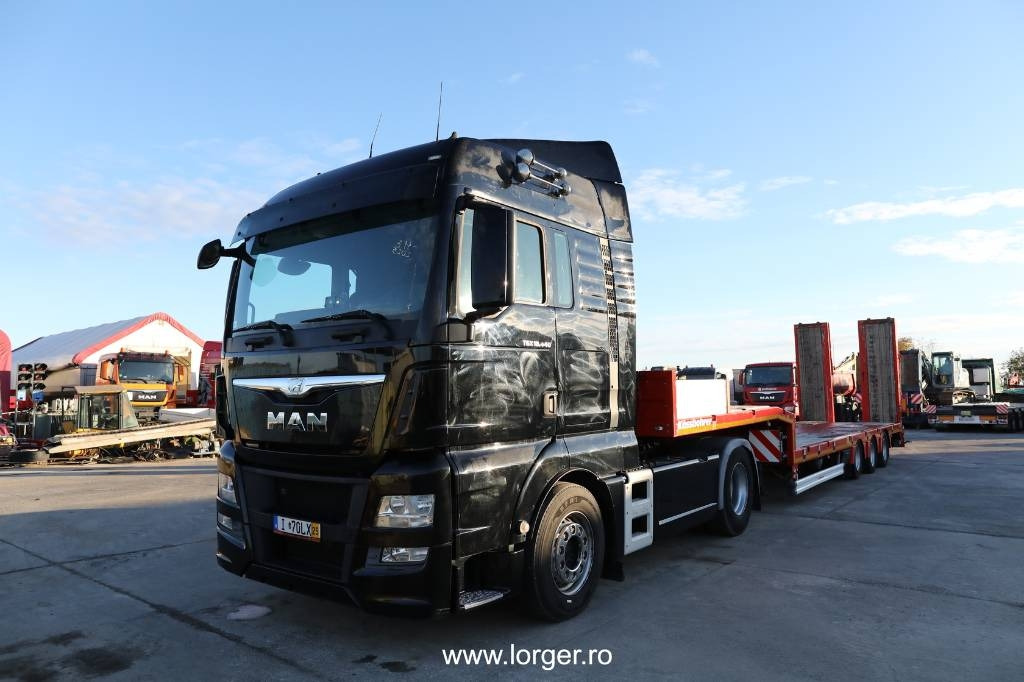 MAN TGX 18.440 4x2 BLS + Trailer Kässbohrer LB3 Lowbed - Çekici: fotoğraf 1 MAN TGX 18.440 4x2 BLS + Trailer Kässbohrer LB3 Lowbed - Çekici: fotoğraf 1