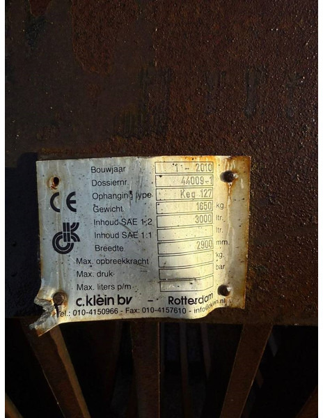 Kova - İş makinaları C Klein Verachtert 2007 / 2008 Skeletonbucket CAT: fotoğraf 7 Kova - İş makinaları C Klein Verachtert 2007 / 2008 Skeletonbucket CAT: fotoğraf 7