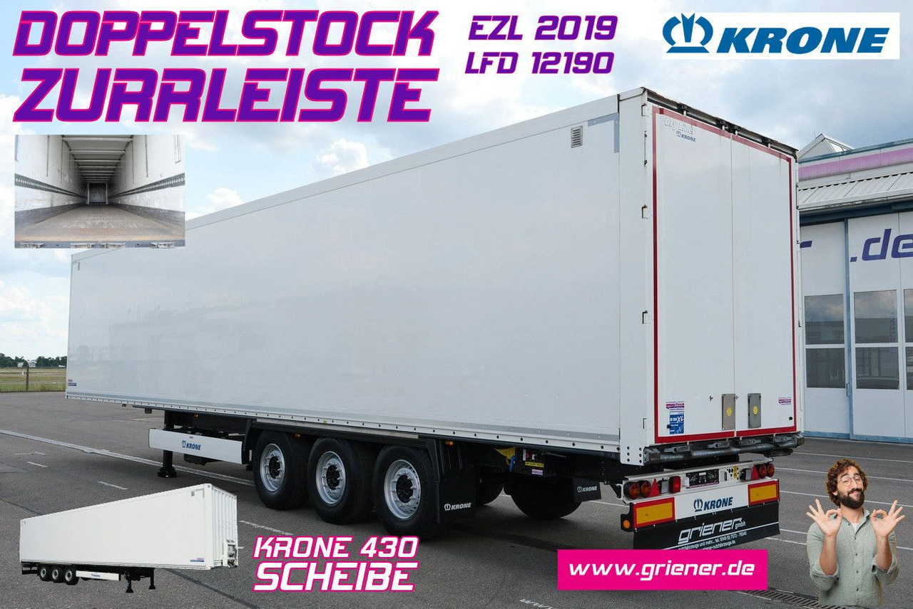 Krone SD 27/ DOPPELSTOCK / ZURRLEISTE / TOP /mehrfach - Kapalı karoser dorse: fotoğraf 1 Krone SD 27/ DOPPELSTOCK / ZURRLEISTE / TOP /mehrfach - Kapalı karoser dorse: fotoğraf 1
