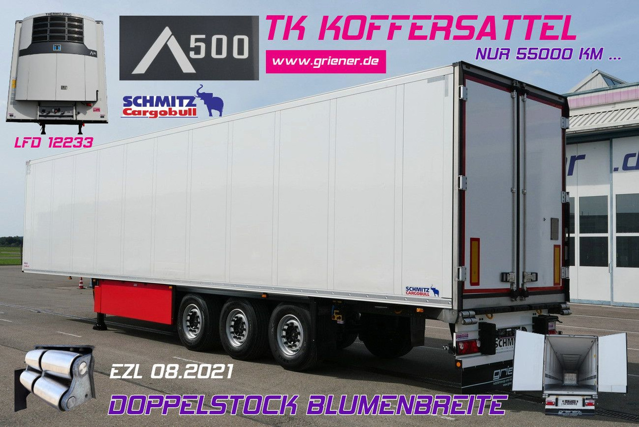 Schmitz Cargobull SKO 24/DOPPELSTOCK BLUMEN TK A500 DRP FP 45 - Frigorifik dorse: fotoğraf 1 Schmitz Cargobull SKO 24/DOPPELSTOCK BLUMEN TK A500 DRP FP 45 - Frigorifik dorse: fotoğraf 1