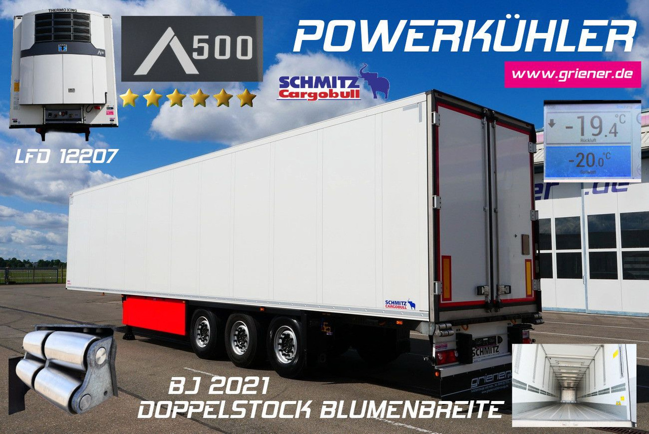 Schmitz Cargobull SKO 24/DOPPELSTOCK BLUMEN TK A500 DRP FP 45 - Frigorifik dorse: fotoğraf 1 Schmitz Cargobull SKO 24/DOPPELSTOCK BLUMEN TK A500 DRP FP 45 - Frigorifik dorse: fotoğraf 1