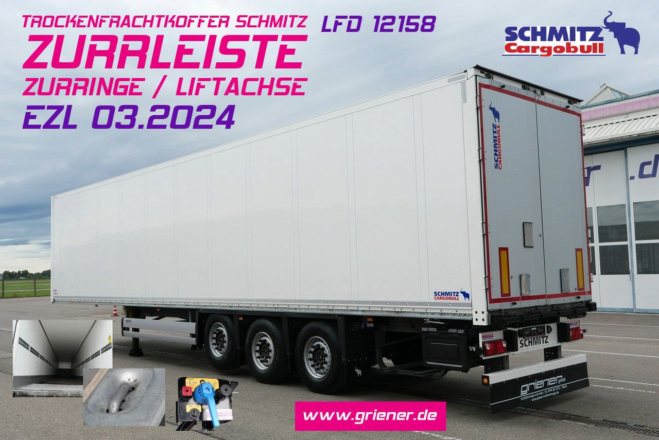 Schmitz Cargobull SKO/SBO 24 ZURRLEISTE / ZURRINGE / LIFTACHSE - Kapalı karoser dorse: fotoğraf 1 Schmitz Cargobull SKO/SBO 24 ZURRLEISTE / ZURRINGE / LIFTACHSE - Kapalı karoser dorse: fotoğraf 1