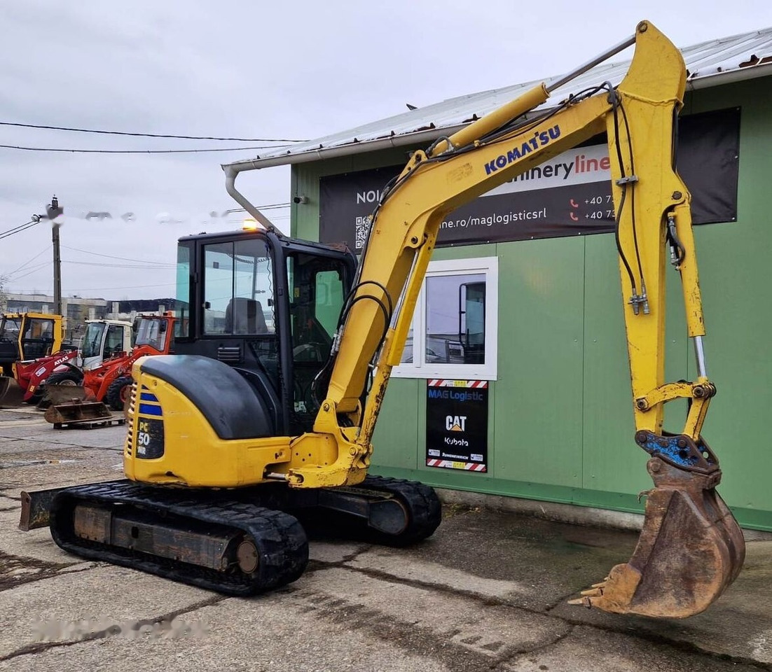 Komatsu PC50 MR-2 - Mini ekskavatör: fotoğraf 1 Komatsu PC50 MR-2 - Mini ekskavatör: fotoğraf 1