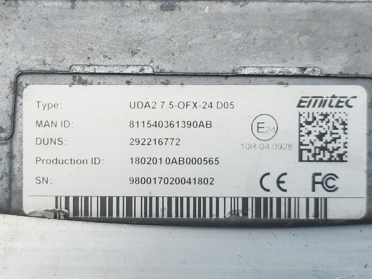 Yedek parça Pompa Adblue modul MAN Euro 6 TGX/ TGS EMITEC: fotoğraf 8