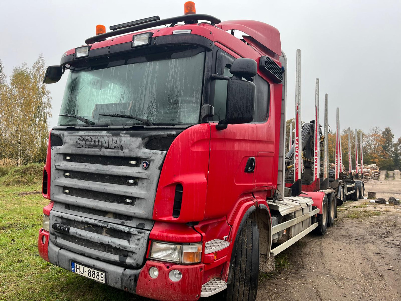 SCANIA R480 - Tomruk kamyonu, Vinçli kamyon: fotoğraf 1 SCANIA R480 - Tomruk kamyonu, Vinçli kamyon: fotoğraf 1