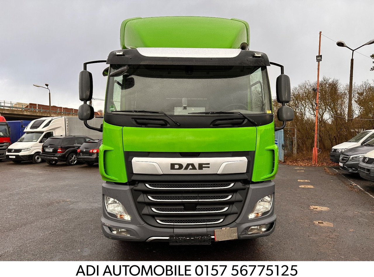 DAF CF 370 mit Kran Klima Tempomat - Sal/ Açık kasa kamyon, Vinçli kamyon: fotoğraf 1 DAF CF 370 mit Kran Klima Tempomat - Sal/ Açık kasa kamyon, Vinçli kamyon: fotoğraf 1