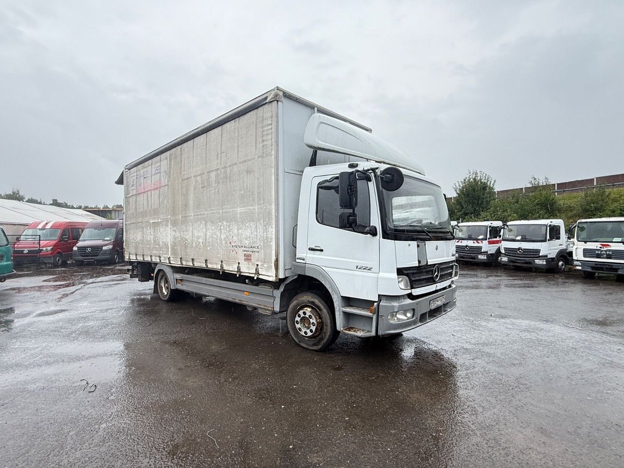 Mercedes-Benz Atego 1222 LbW Klima - Tenteli kamyon: fotoğraf 5 Mercedes-Benz Atego 1222 LbW Klima - Tenteli kamyon: fotoğraf 5