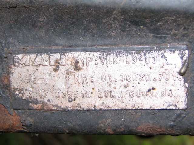 OŚ BELKA MAN TGX TGS HYDRODRIVE 4x4 6x6 8x6 VHK-09-03 - Süspansiyon: fotoğraf 3 OŚ BELKA MAN TGX TGS HYDRODRIVE 4x4 6x6 8x6 VHK-09-03 - Süspansiyon: fotoğraf 3