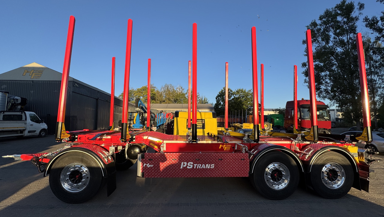 HYDROFAST Przyczepa 3 osiowa / 3 axles timber transport trailer / Remorque à 3 essieux pour le transport de bois / 3-Achs-Rungenanhänger / 3-tengelyes-rönkszállító-pótkocsi / Remorcă pentru transportul lemnului - Tomruk römorku: fotoğraf 1 HYDROFAST Przyczepa 3 osiowa / 3 axles timber transport trailer / Remorque à 3 essieux pour le transport de bois / 3-Achs-Rungenanhänger / 3-tengelyes-rönkszállító-pótkocsi / Remorcă pentru transportul lemnului - Tomruk römorku: fotoğraf 1