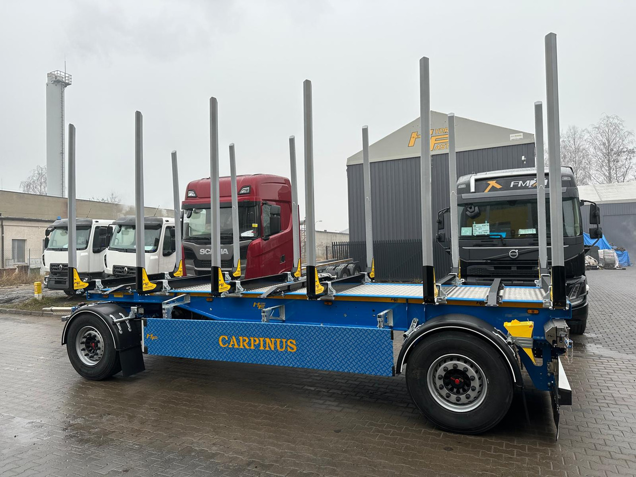 Hydrofast Przyczepa 2 osiowa do drewna stosowego HFP2/2-axle timber trailer HFP2 - Tomruk römorku: fotoğraf 1 Hydrofast Przyczepa 2 osiowa do drewna stosowego HFP2/2-axle timber trailer HFP2 - Tomruk römorku: fotoğraf 1