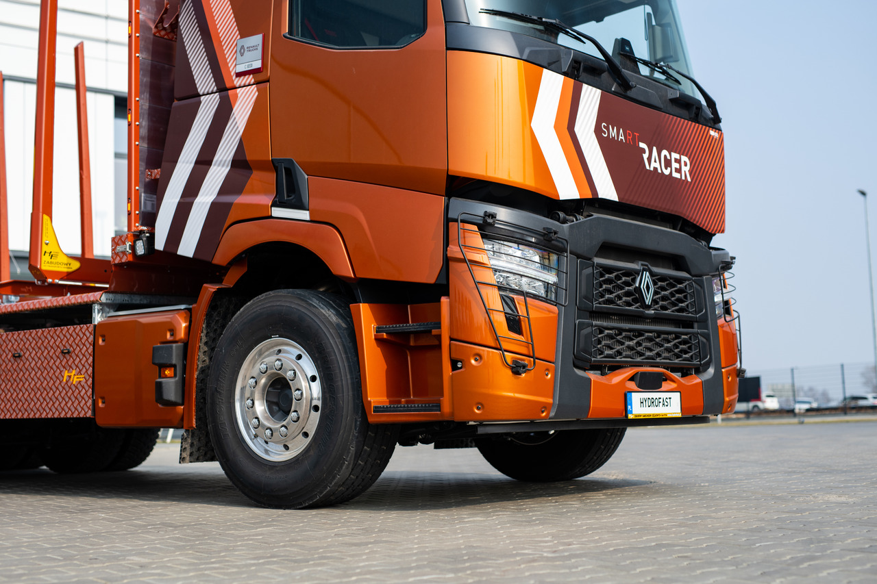 RENAULT TRUCKS C P6X4 Zabudowa do transportu drewna / Timber transport truck / Holztransportwagen/Camion de transport lemn - Tomruk kamyonu, Elektrikli kamyon: fotoğraf 2 RENAULT TRUCKS C P6X4 Zabudowa do transportu drewna / Timber transport truck / Holztransportwagen/Camion de transport lemn - Tomruk kamyonu, Elektrikli kamyon: fotoğraf 2