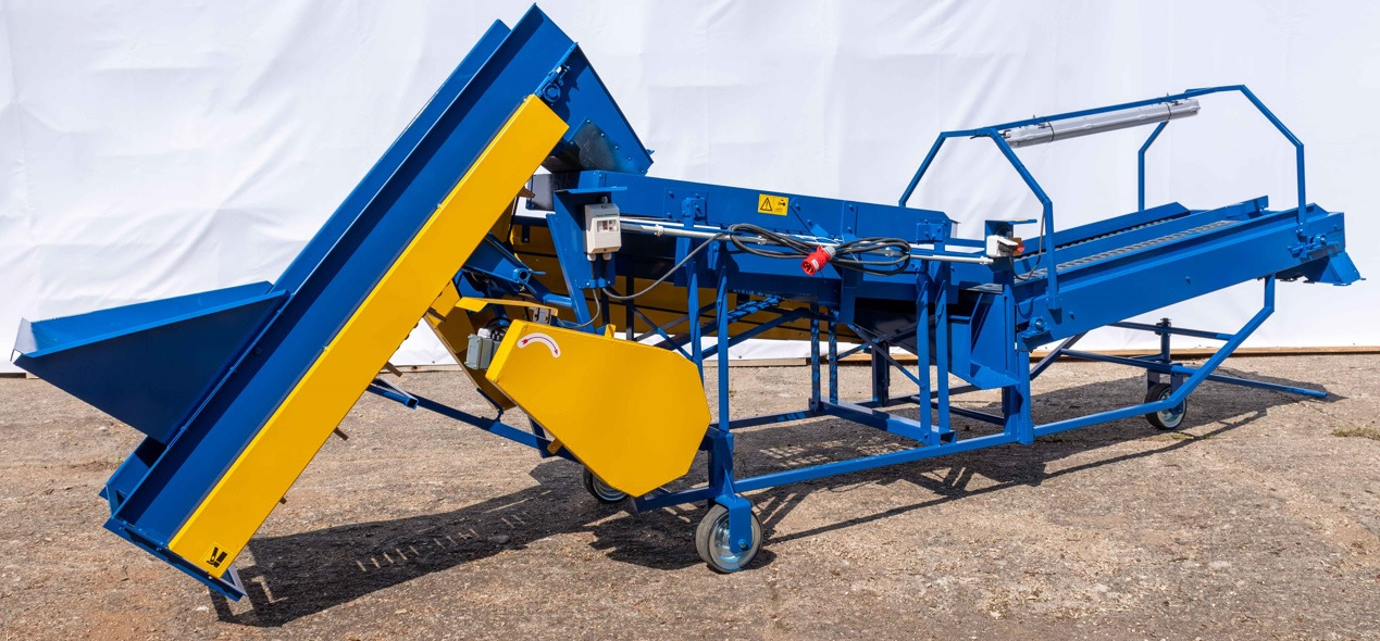 ROLMET Kartoffelsortierer / Potato sorting machine / Trieuse de pomme de terre / Selezionatrice per patate / Clasificador de patatas / Картофелесортировочная машина / Sortownik do ziemniaków M614/2 - Patates makinası: fotoğraf 1 ROLMET Kartoffelsortierer / Potato sorting machine / Trieuse de pomme de terre / Selezionatrice per patate / Clasificador de patatas / Картофелесортировочная машина / Sortownik do ziemniaków M614/2 - Patates makinası: fotoğraf 1