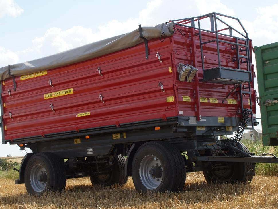 Techmont Anhänger / Trailer / Remorque / Rimorchio / Прицеп двухоосный бортовой / Przyczepa dwuosiowa PTD16 12 t - Damperli traktör römorku: fotoğraf 2 Techmont Anhänger / Trailer / Remorque / Rimorchio / Прицеп двухоосный бортовой / Przyczepa dwuosiowa PTD16 12 t - Damperli traktör römorku: fotoğraf 2